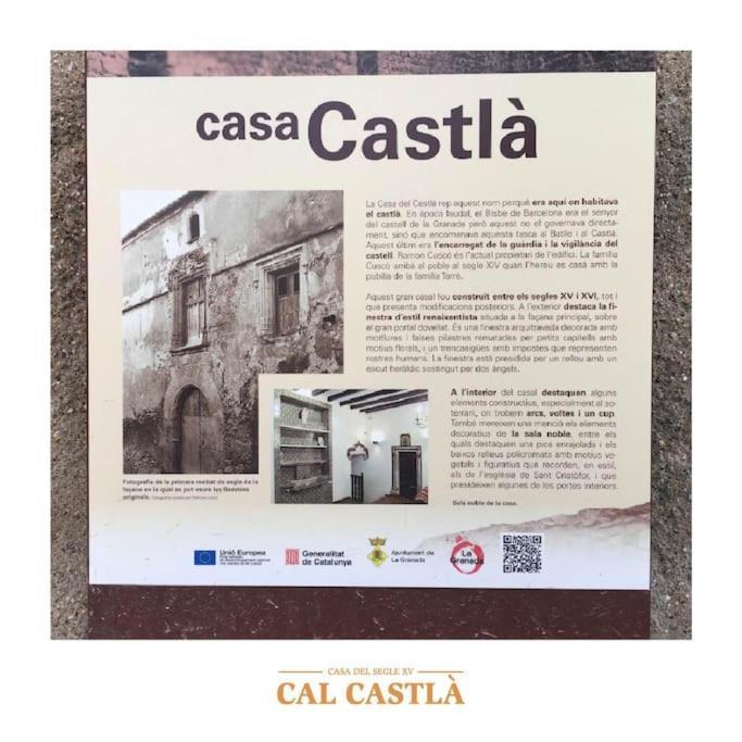 Cal Castla Villa La Granada Eksteriør bilde